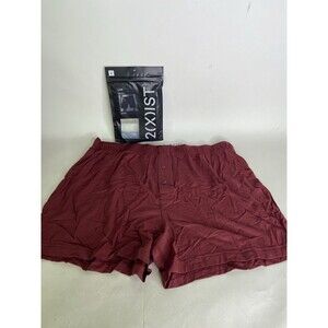 2xist Modal Luxe Knit Boxer Shorts Underwear Cordovan Red Mens Size L